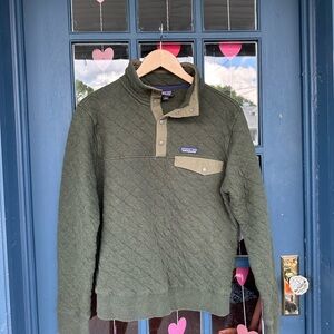 Patagonia Green Quilted Sweater